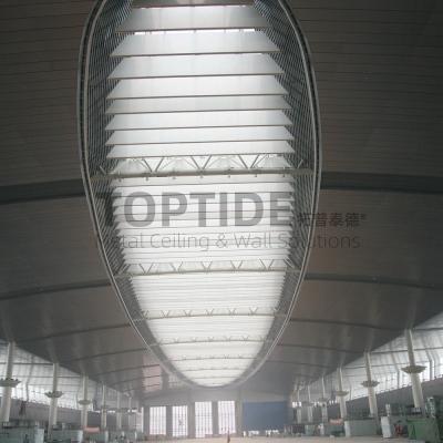 Commercial Building Decorative False Ceiling Grid Tiles Aluminium Linear Metal Ceiling