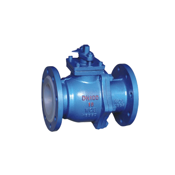 PFTE Lined Ball valve Butterfly valve check valve  stop valve Fluorine lined pipe fittings for Acid Chemical Tank