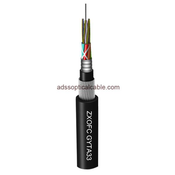 Stranding Aerial Underwater Fiber Optic Cable 72 Core Singlemode G657A