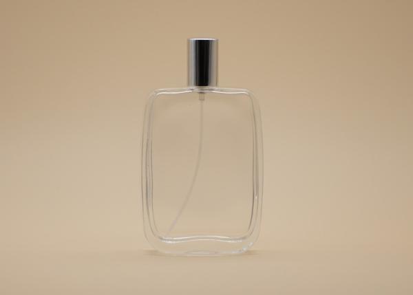 garrafa cosmética do pulverizador 100ml, impressão de tela de seda de garrafa de perfume do retângulo