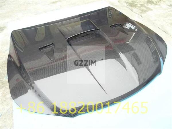 Black Carbon Fiber Hood Hilux Revo 2016 - 2023 Автозапчасти на заказ из углеродного волокна