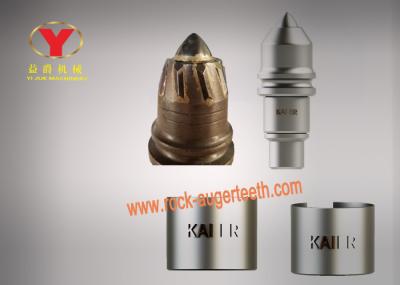 High Brazing Auger Cutting Teeth Impact Resistance For Soft / Hard Soil Layer