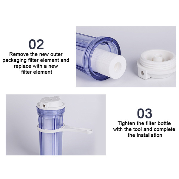 PP Sediment Big Blue Water Filter Cartridge 10x4.5 PP Cotton Filter For Whole House