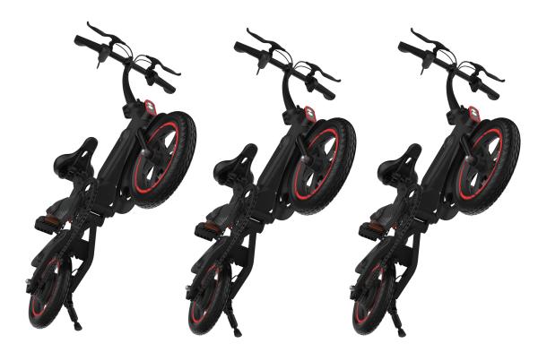Professional Aluminum Folding Electric Bike Simple And Fashionable Design