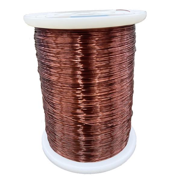 Non Weldable Enamel Copper Winding Wire Overcoat Polyamide 0.1mm - 2.20mm PEWN Natural Color