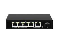 5 puertos 2.5G Ethernet Switch 10G Fibra Uplink No gestionada velocidad de red de auto-sensorización