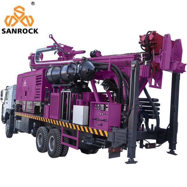 Multifunction Reverse Circulation Drilling Rig Machine Full Hydraulic Truck Mounted RC Drilling Rig