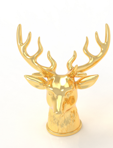 Hot-End Deer Shaped Zamak Perfume Caps Zinc New Design Mould Perfume Set