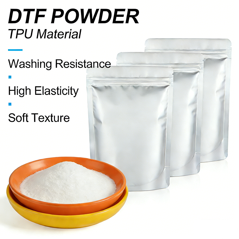 Hot Melt Powder For Fabric Heat Transfer Painting Hot Dissolving Powder With Soft Highly Elastic