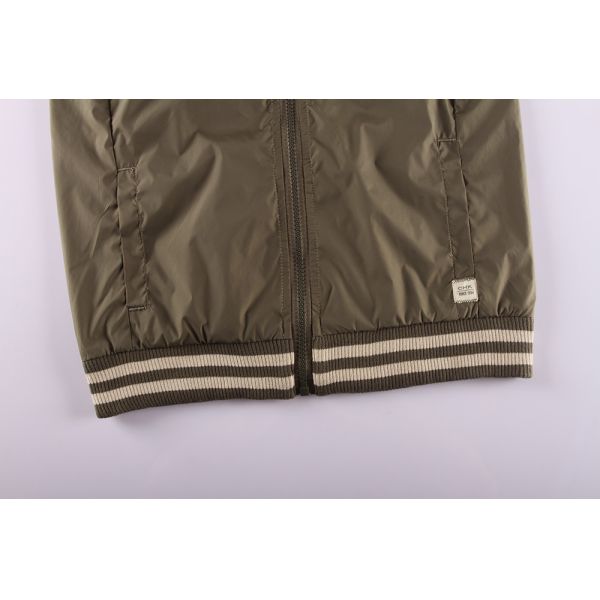 2 Color 100% Polymide Kid'S Bomber Jacket Size 2 - 12