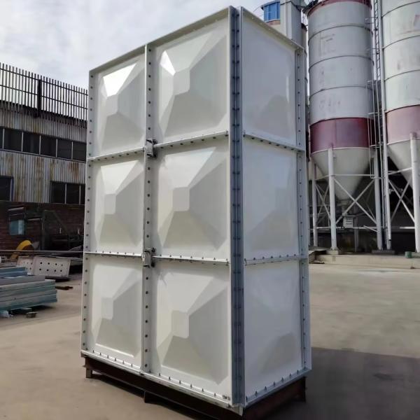 Fiberglass SMC Pressed Water Tank Frp / Grp Sectional Panel Tank