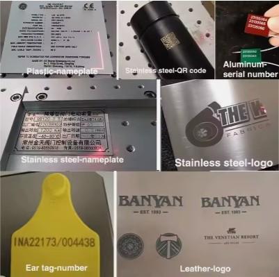 Logiciel convivial pour l'utilisateur Options de marquage polyvalentes de pointe Marqueur à gravure laser à fibre intuitive CO2 UV Jpt Mopa