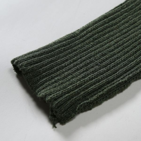 Men Olive Green Knitted Autumn Winter Keep Warm Thickness Combat Sweater Outdoor Tactical Pullover
