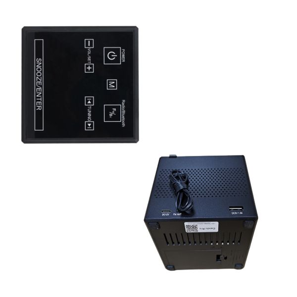 130degree USB Fast Charging Alarm Clock Hidden Camera  Wi-Fi Enabled