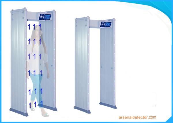 33 detecte a elevada precisão inteiramente plástica do detector de metais da arcada das zonas para exterior