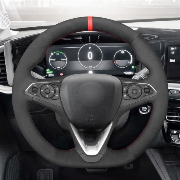 Mewant vegan suede steering wheel cover for Holden Commodore Astra Calais 2018-2020 popular auto interior accessories