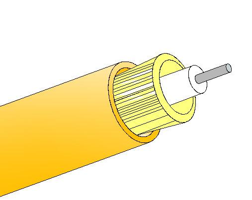 Cable optique simplex