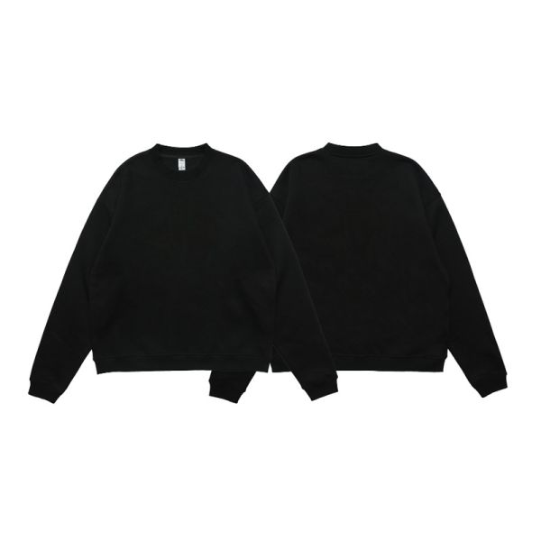 На заказ 900G винтажный стиральный тяжеловесный голубой капюшон с унисексным логотипом пуловер с большим размером