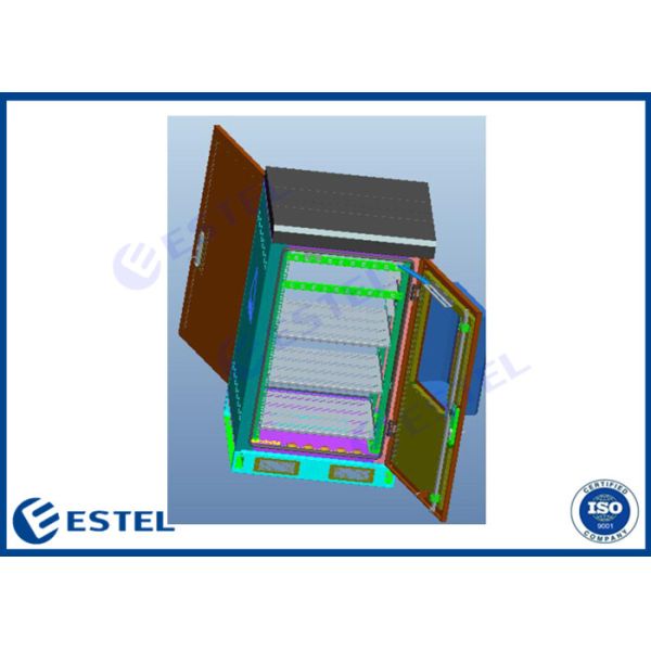 19inch шкаф батареи шкафа 1200 * 650 * 850mm на открытом воздухе