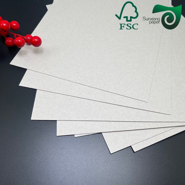 Compressed Grey Packing Board 1.5mm Sturdy Straw Cardboard Sheet 130cm 90cm