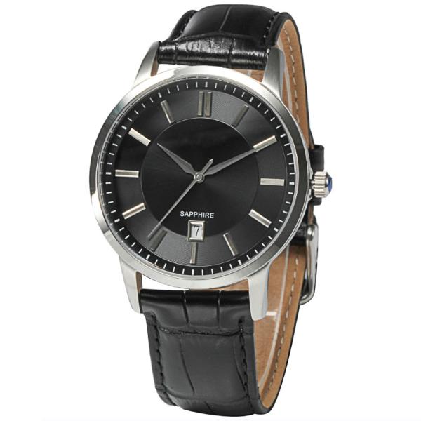 2019 Fashion Men′s Watch 5ATM Waterproof Stainless Steel Sapphire Customized Wrist Watch for Men