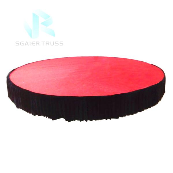 360 Degree Electric Stage Equipment For Car Motorized Rotating Platform