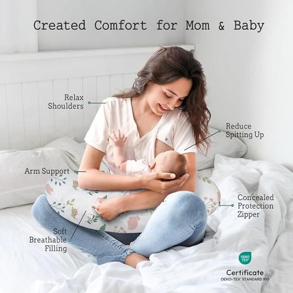 100% Cotton Portable Infant Feeding Pillow Feeding And Support Pillow For Mom Breastfeeding