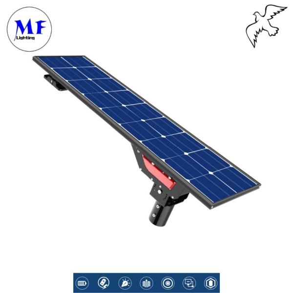Iluminação de rua LED de alta luminosidade Lâmpada solar de rua IP66 Iluminação industrial à prova d'água 30W-150W Para estacionamentos na estrada