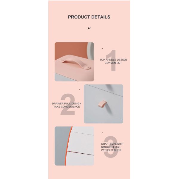 Convenient Storage Solution Dust-Proof Plastic Storage Box for Underwear and Socks