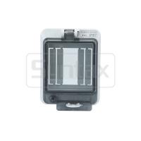 Sintaxe AW3 IP67 Windows articulado impermeável 3 módulos com tampa Lockable 75*101*28mm de MCB