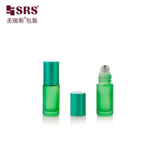 BLPM-5ML SRS Wholesale Clear Transparent Mold Thick Wall Hard Glass Roll On Bottle For Essential Oil No Leakage