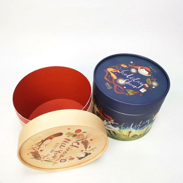 Reusable Antiwear Paper Cylinder Box For Packaging Multifunctional