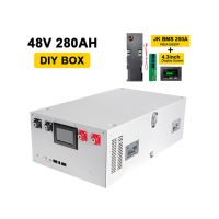 Горизонтальные 48В комплекты аккумуляторов для самодельного изготовления 15KWH коробка с JK 16S 200A BMS с 2A активным балансировщиком