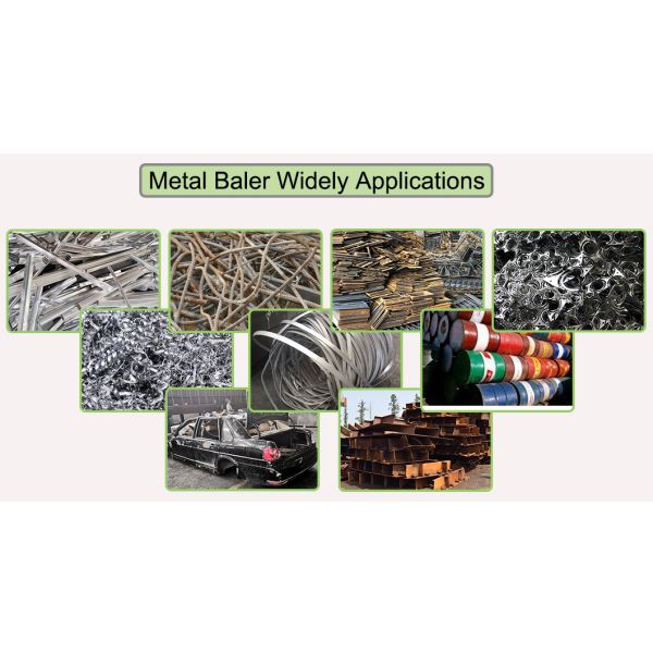 Гидравлический Baler металлолома автоматический для повторно использовать ненужный стальной утюг 700*700 MM