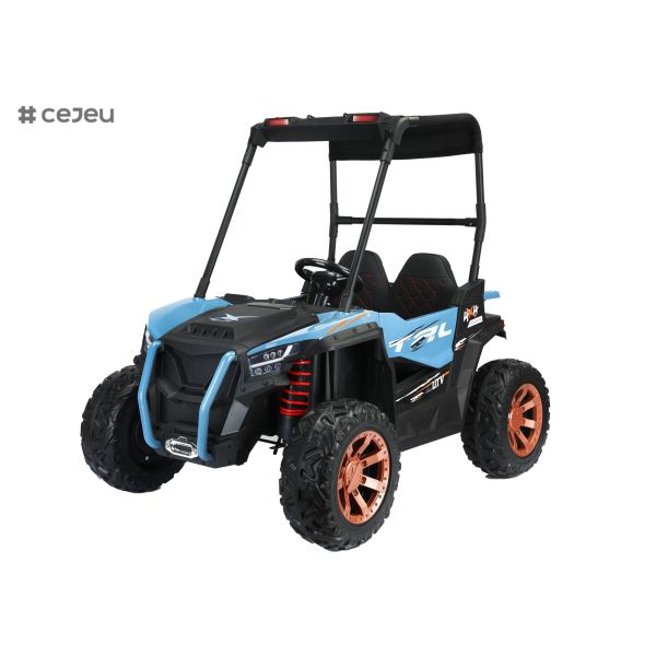 Приведенный в действие Езд-на UTV с потолком, дети едут на тележке, езде детей электрической на дистанционном управлении родителя автомобиля