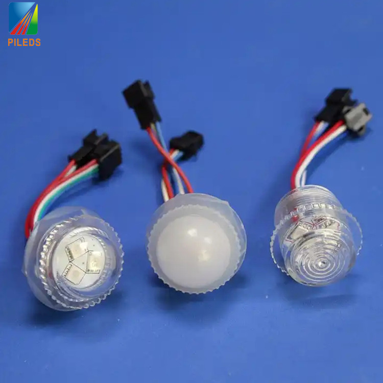 Развлекательный пиксель с LED 3 точки 26 мм кабошон светодиоды карнавал парк оборудование езды огни изменяют цвет 5050smd rgb 12в