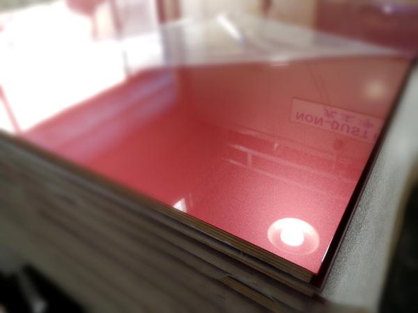 E1/E0  acrylic mdf /high gloss solid color  mdf panel/acrylic mdf board in 1220x2440mm