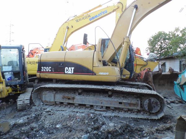USED CAT 320CL Excavator With Long Boom For Sale