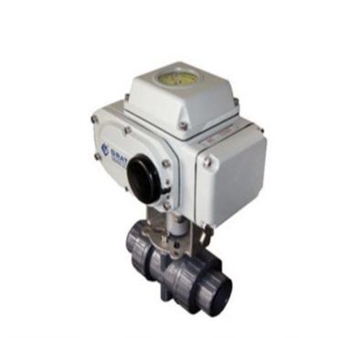 50mm 12V 3 Inch Plastic UPVC Electric Ball Valve Motorized Actuator Ball Valve