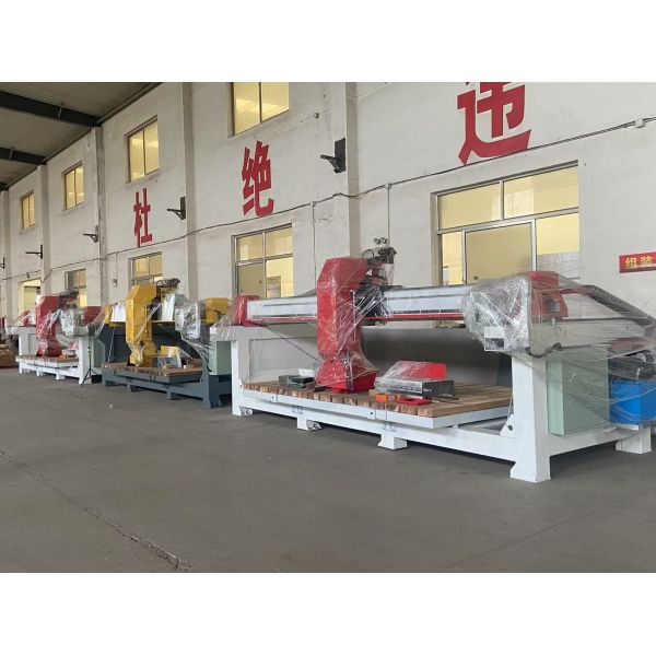 ZEUS 4+3 AXIS CNC CUTTING SAW 15KW+7.5KW 3200*2000MM CUT 100MM STONE CNC MACHINERY SAVE MONEY AND EFFORT FREE AFTER SALES TRAINING CUSTOM LOGO WARRANTY ONE YEAR SPINDLE CAMERA SUCTION SAW BLADE