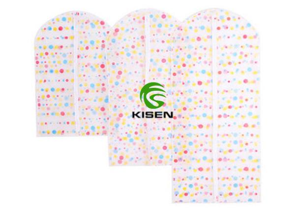 Anti Water / Dust Zippered Garment Bags Plastic PVEA Material Lightweight