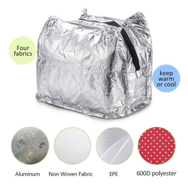 Summer Thermal Medicine 6 Can Cooler Carry Bulk Frozen Food Lightweight