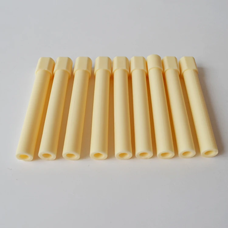 99.5% Alumina Ceramic Cylinder Piston Plunger Tube Customized Made Wear Proof