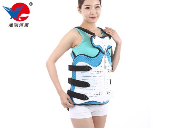 Flannel And PVC Thoracic Lumbar Sacral Orthosis Brace For Lower Back Pain Treatment