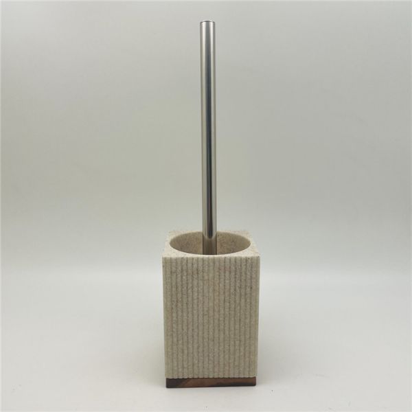 Рыбчатый песчаный камень Полирезин аксессуары для ванной комнаты Комплект с деревянными частями