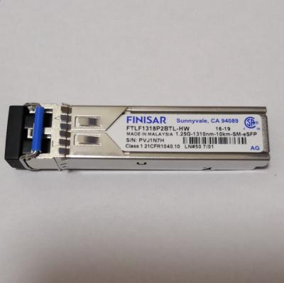 Módulo a rendimento elevado FINISAR LR 1G 1310nm 10KM FTLF1318P2BTL-HW do transceptor de SFP