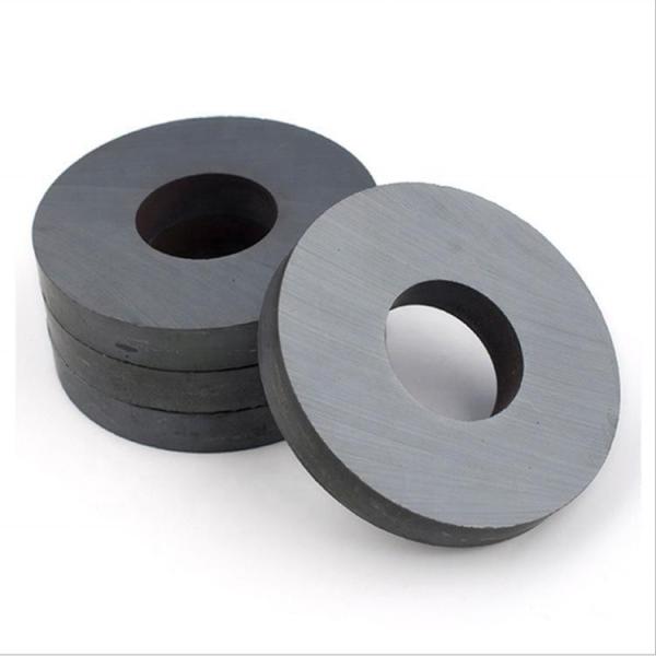 Y30 Ceramic Ferrite Magnets Ferrite Ring Magnets Industrial High Tensile Strength