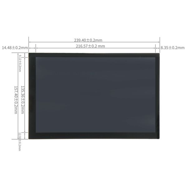 10.1 дюймовый TFT LCD модуль с интерфейсом HDMI с разрешением 1280x800 CTP, поддерживающий Raspbian、Kali linux、Ubuntu、Kodi、W