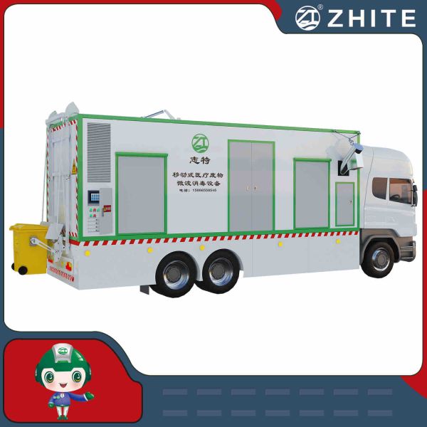 Hospital/Clinic Garbage Microwave Treatment for Medical Waste Disposal Vehicle