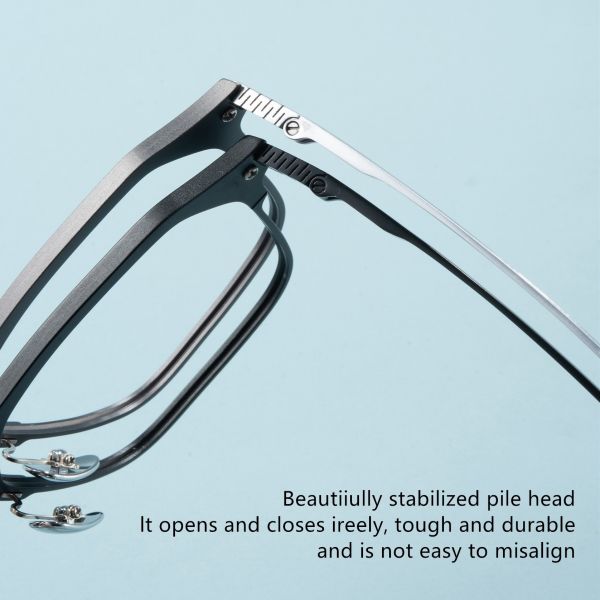 Очки для трехцелевого использования Пултитаниевые алюминиевые магнитные очки